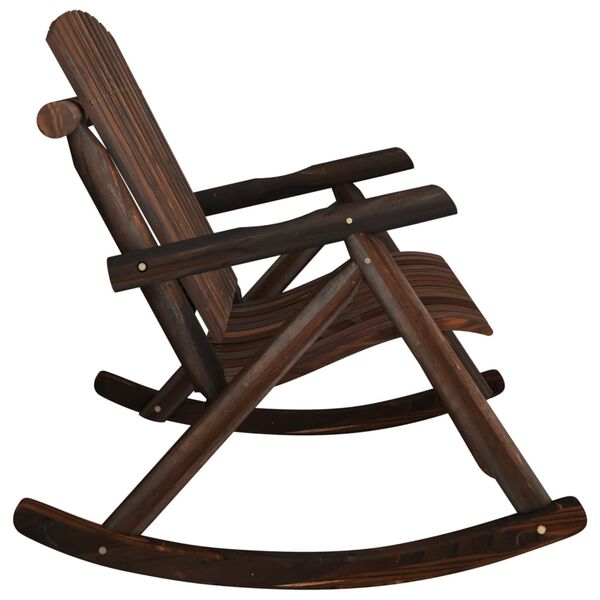 vidaXL Garten-Schaukelbank 2-Sitzer 123x96x102 cm Massivholz Fichte