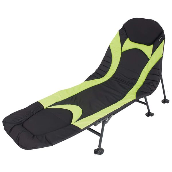 Eurotrail Campingbett Queen Schwarz und Limettengr&uuml;n