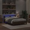 vidaXL Bettgestell Artisan-Eiche 150 x 200 cm Holzwerkstoff