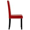 vidaXL Esszimmerst&uuml;hle 4 Stk. Weinrot PVC