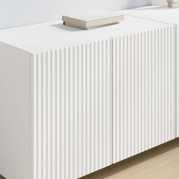 vidaXL TV-Wandschrank Wei&szlig; 59,5 x 31 x 40 cm Holzwerkstoff