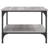 vidaXL Couchtisch Grau Sonoma 55x55x40 cm Holzwerkstoff