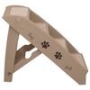 vidaXL Hundetreppe Klappbar Braun 62x40x49,5 cm