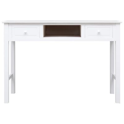 vidaXL Schreibtisch Weiß 110×45×76 cm Holz