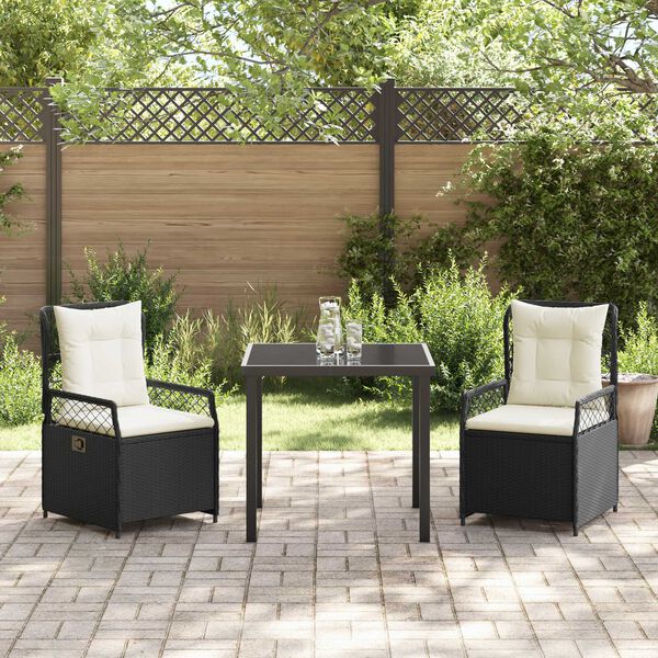 vidaXL Garten Essgruppe 5 pcs Beige Poly-Rattan