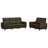 vidaXL Sofa-Set 2 pcs Olivegr&uuml;n Kunstwildleder