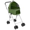 vidaXL Hundewagen für 2 Hunde Faltbar Grün 83x48x97 cm Oxford-Gewebe