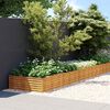 vidaXL Hochbeet 579x100x36 cm Cortenstahl