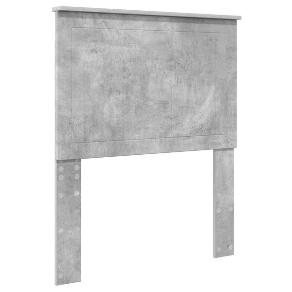 vidaXL Kopfteil mit Kopfteil Beton Grau 80 cm Holzwerkstoff