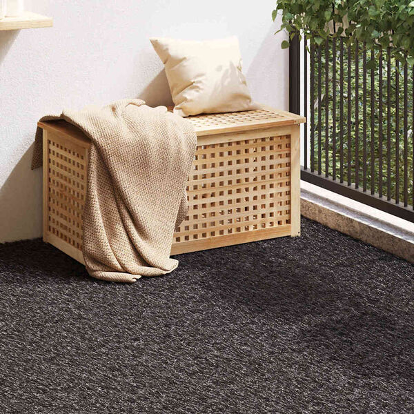 vidaXL Kunstgras Schwarz 1500 x 100 x 4 cm Polypropylen