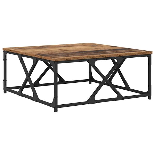 vidaXL Couchtisch Altholz 70 x 70 x 30 cm Holzwerkstoff