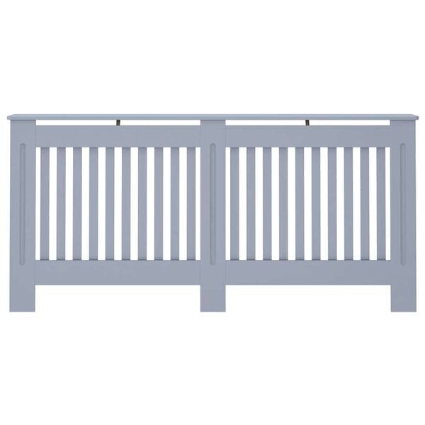 vidaXL Heizk&ouml;rperverkleidung Anthrazit 172x19x81,5 cm MDF