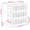 vidaXL Sideboard Natur 60 x 33 x 75 cm Massivholz Mango