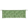 vidaXL Gartenbank-Auflagen 2 Stk. Blattmuster 150x50x7 cm Stoff
