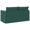 vidaXL Sofa 140cm Dunkelgr&uuml;n Metall