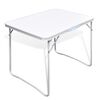 Campingtisch zusammenklappbar mit Metallrahmen 80 x 60 cm