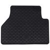 vidaXL Autofu&szlig;matte 4 pcs Schwarz Geeignet f&uuml;r VW CADDY 2020- Gummi