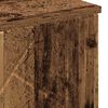 vidaXL Badezimmerschrank mit Speicher mit T&uuml;r Altholz 60 x 35 x 80 cm