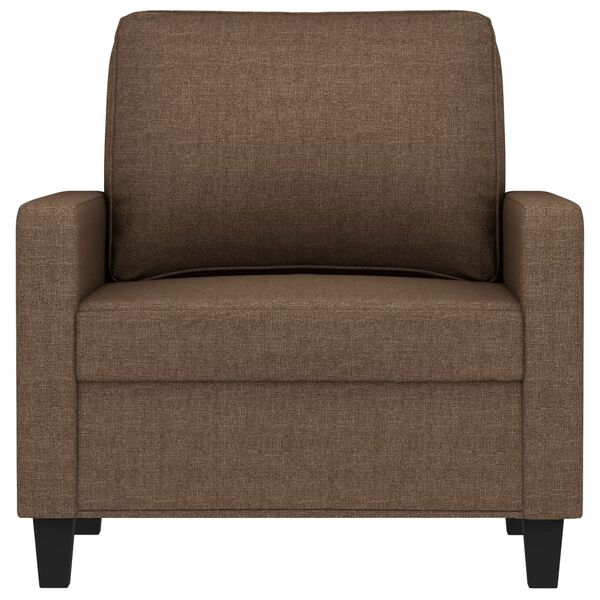 vidaXL Sessel Braun 60 cm Stoff