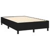 vidaXL Boxspringbettgestell Schwarz 120x200 cm Stoff