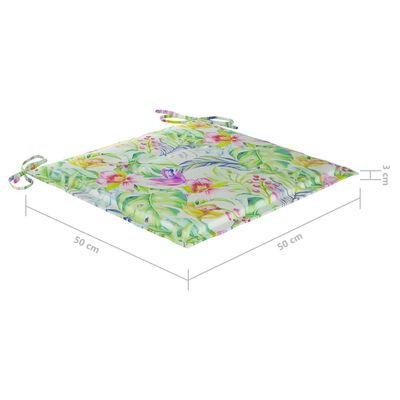 vidaXL Garten-Essstühle 8 Stk. mit Kissen Massivholz Akazie