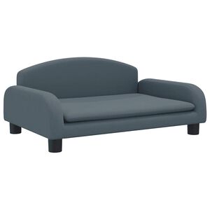vidaXL Hundebett Dunkelgrau 70x45x30 cm Stoff