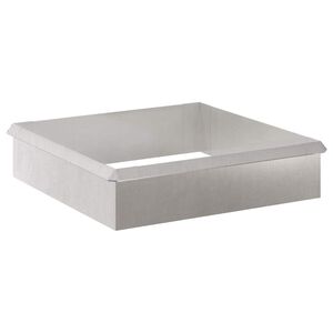 vidaXL Schneckenzauns 8 pcs 100 x 3,5 x 25 cm Edelstahl Silber
