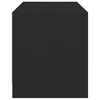 vidaXL TV-Schrank mit Glast&uuml;ren Schwarz 68x37x42 cm