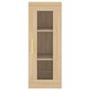 vidaXL Highboard Sonoma-Eiche 34,5x34x180 cm Holzwerkstoff