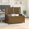 vidaXL Truhe Honigbraun 110x50x45,5 cm Massivholz Kiefer