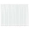 vidaXL Spitzenvorhang mit Vorh&auml;ngen Floral Wei&szlig; 220 x 500 cm Polyester