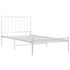 vidaXL Bett Wei&szlig; Metall 90x200 cm