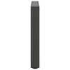 vidaXL Couchtischbeine Anthrazit 2 Stk. 60x(42-43) cm Stahl