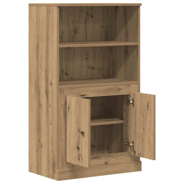 vidaXL Highboard Artisan-Eiche 60x35,5x103,5 cm Holzwerkstoff