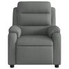 vidaXL Massage-Relaxsessel, Stoff, Dunkelgrau