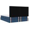 vidaXL Aufbewahrungsbett mit Matratze Blau 180 x 200 cm Kunstleder