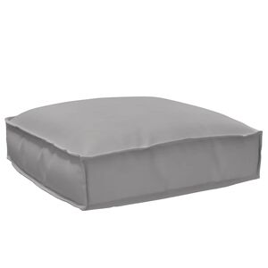 vidaXL Kissen Grau 50 x 50 x 12 cm Oxford-Stoff