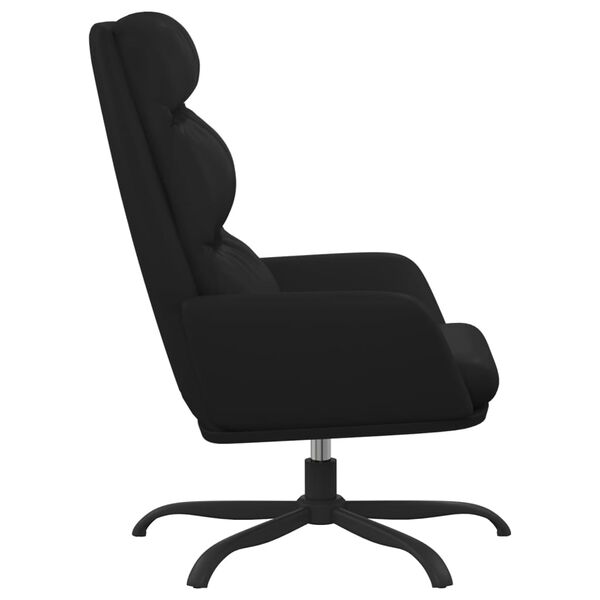 vidaXL Relaxsessel Schwarz Kunstleder