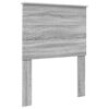 vidaXL Bettrahmen Graues Sonoma 75 x 190 cm Ingenieurs Holz