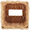 vidaXL Taschentuchboxdeckel 2 pcs Wasserhyazinthe 14,5 x 14,5 x 15 cm