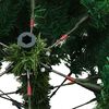 vidaXL K&uuml;nstlicher Weihnachtsbaum mit 150 LEDs Gr&uuml;n 120 cm PE und PVC