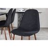 Venture Home Esszimmerst&uuml;hle 2 Stk. Polar Polyester Schwarz und Natur