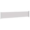 vidaXL Seitenmarkise Ausziehbar 117x600 cm Grau