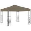 vidaXL Gartenzelt 3x3 m Taupe 180 g/m&sup2;