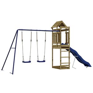 vidaXL Spielturm Impr&auml;gniertes Kiefernholz