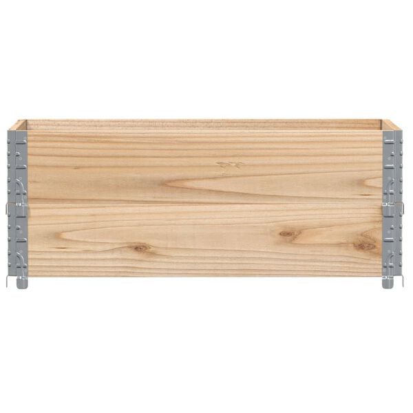 vidaXL Pflanzkasten 100x50 cm Massivholz Kiefer