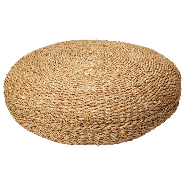 Home&Styling Pouf Rund Natur &Oslash;58x20 cm Seegras