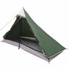 vidaXL Trekkingzelt Gr&uuml;n 222 x 85 x 125 cm