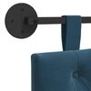 vidaXL H&auml;ngevorderseite Wandmontiert Blau 190 x 55 x 7 cm Samt