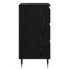 vidaXL Sideboard Schwarz Eichen-Optik 35 x 40 x 70 cm Holzwerkstoff